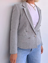 HUNKY DORY grey blazer - size medium.