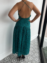 MICHELLE MASON silk dress - size 10.