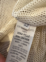 GIORGIO BRATO leather jacket 42