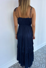 ULLA JOHNSON navy blue dress - size 4 (fits size 8).