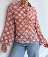 ALEXIS blouse - size medium.