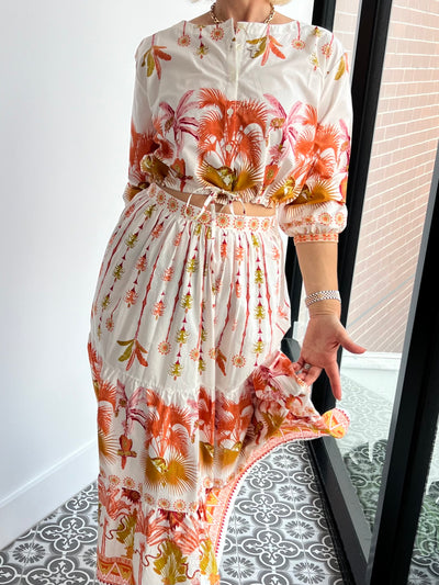 Le Sirenuse cotton matching set.