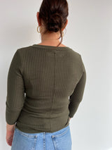 ENZA COSTA ribbed top medium