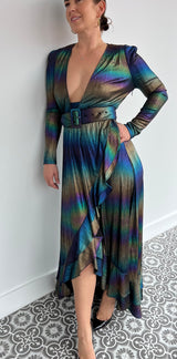 RETROFÊTE iridescent dress - size medium.