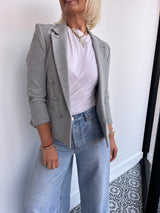 HUNKY DORY grey blazer - size medium.