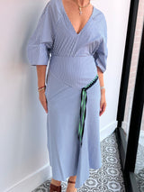 TIBI cotton matching set.