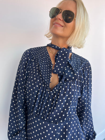 RIXO silk dress dress - size large.