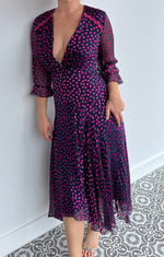 SALONI silk dress - size 12